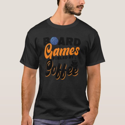 T-shirt Table de jeu de plateau de café (Devant)