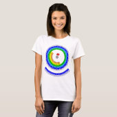 T-shirt Table des éléments périodique circulaire (Devant entier)