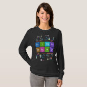 T-shirt Table périodique Chimie Nerd Science Enseignant Ch (Devant entier)