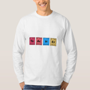 T-shirt Table périodique de l'enseignant
