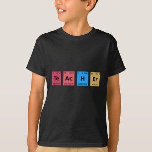 T-shirt Table périodique de l'enseignant