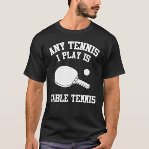 T-shirt Table Tennis Apparel Tennis Joueurs Design