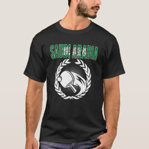 T-shirt Table Tennis d'Arabie Saoudite Supporter de ping