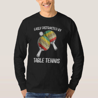 T-shirt Table Tennis For Men Women Ping Pong Ball Team Spo