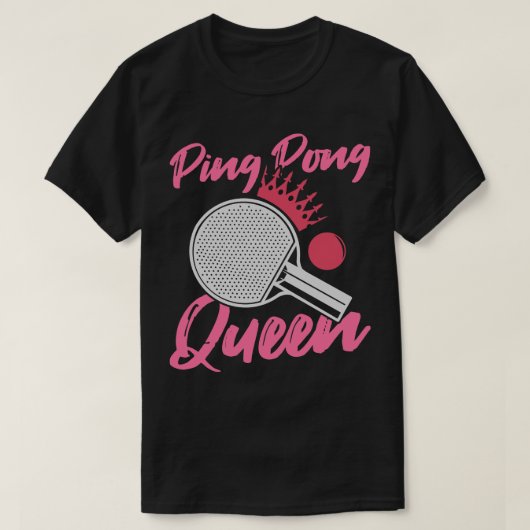 T-shirt Table Tennis Ping Pong Player Club 8 (Design devant)