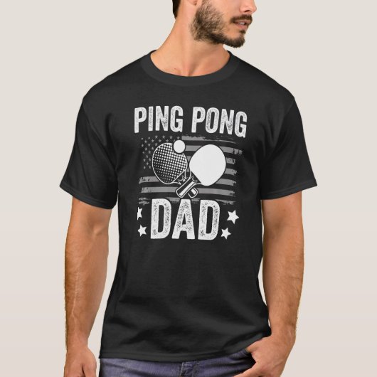 T-shirt Table tennis player father ping pong dad funny tab (Devant)