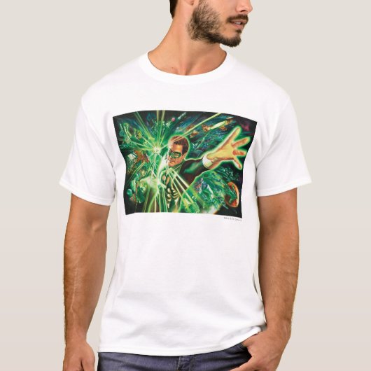 T-shirt Tableau à lanterne verte (Devant)