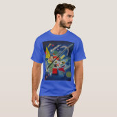 T-shirt Tableau bleu de Kandinsky (Devant entier)