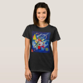 T-shirt Tableau bleu | Wassily Kandinsky | (Devant entier)