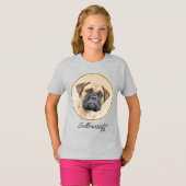 T-shirt Tableau Bullmastiff - Joli T-Shi original Chien Ar (Devant entier)
