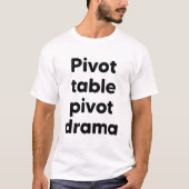 T-shirt Tableau croisé dynamique drame pivot (Devant)