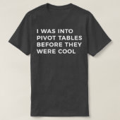 T-shirt Tableau croisé dynamique Feuille de calcul Excel C (Design devant)