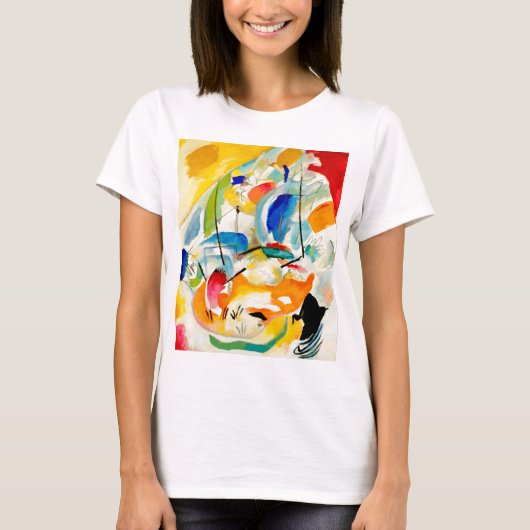 T-shirt Tableau de bataille maritime de Kandinsky 1913 (Devant)