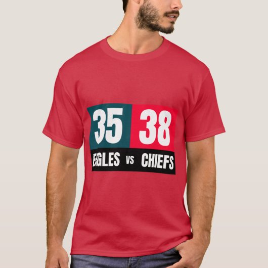 T-shirt Tableau de bord du Super Bowl 57 (Devant)