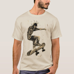 T-shirt Tableau de bord graphique