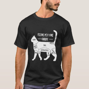 T-shirt Tableau de caresses félines Vêtements pour chats