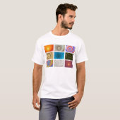 T-Shirt Tableau de Cercles (Devant entier)