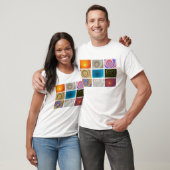 T-Shirt Tableau de Cercles (Unisexe)