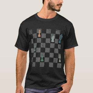 T-shirt Tableau de contrôle du maître d'échecs Checkma