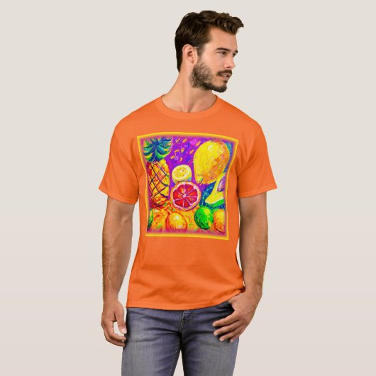 T-shirt Tableau De Fruits Savoureux. Commandez dès mainten (Devant entier)