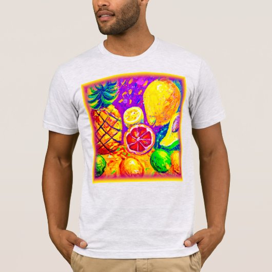 T-shirt Tableau De Fruits Savoureux. Commandez dès mainten (Devant)
