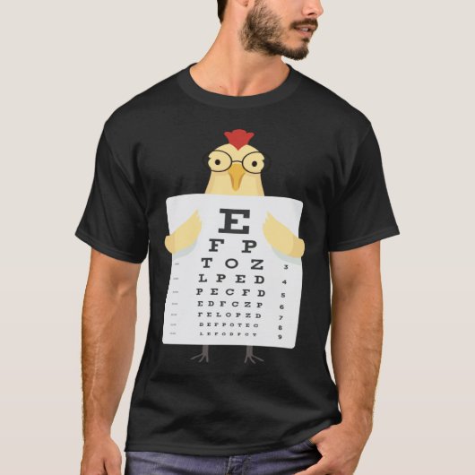T-shirt Tableau de l'oeil de poulet (Devant)