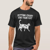 T-shirt Tableau De Paramètre Pour Le Propriétaire Du Chat  (Devant)