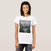 T-shirt Tableau de style Bob Ross #2 (Devant entier)