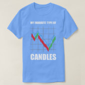 T-shirt Tableau des chandeliers Stocks de jour (Design devant)