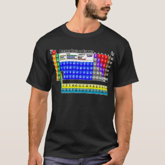 T-shirt Tableau des éléments périodique