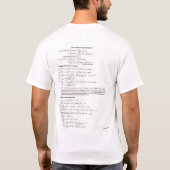 T-shirt Tableau des intégrales (Dos)