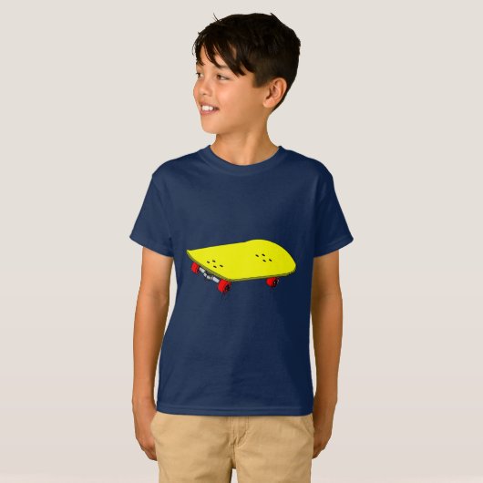 T-shirt Tableau jaune cool (Devant entier)