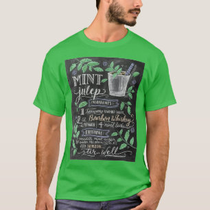 T-shirt Tableau noir pour jetons à menthe