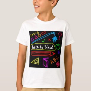 T-shirt Tableau Noir Retour À L'École