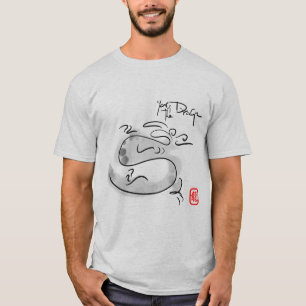 T-shirt Tableau original Dragon chinois Année Anniversaire