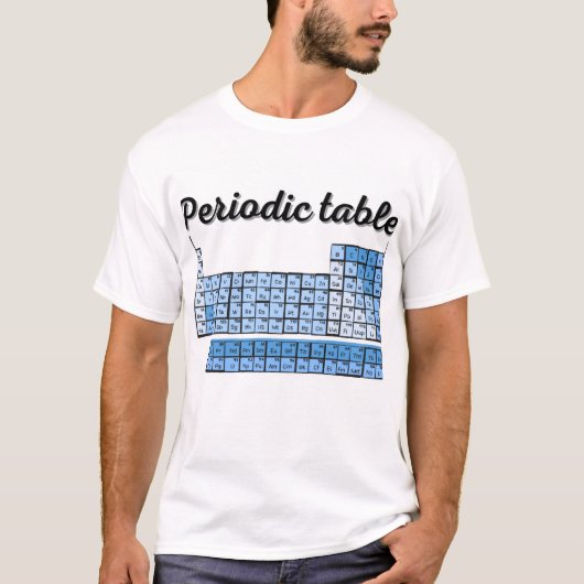 T-shirt Tableau périodique (Devant)