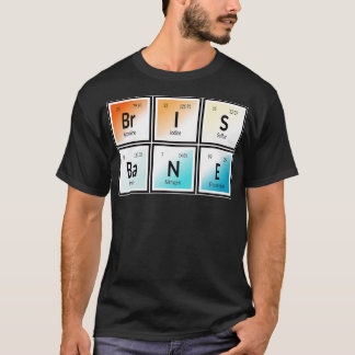 T-shirt Tableau périodique de Brisbane