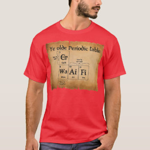 T-shirt Tableau Périodique de l'ancien