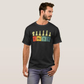 T-shirt Tableau périodique des échecs (Devant entier)