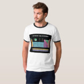 T-shirt Tableau périodique des éléments (Devant entier)