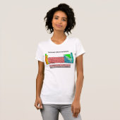 T-shirt Tableau périodique des éléments 2016 (Devant entier)