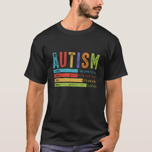 T-shirt Tableau périodique des éléments de sensibilisation (Devant)
