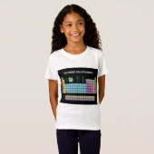 T-Shirt Tableau périodique des éléments lancer l'oreiller (Devant entier)