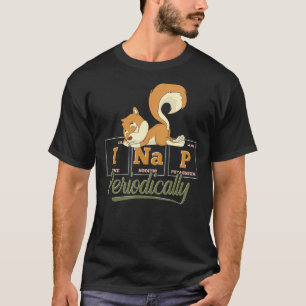 T-shirt Tableau périodique Le pyjama animal dormant Nappin
