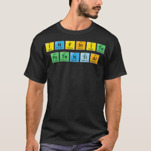 T-shirt Tableau Périodique Motivationnel Potentiel Infini
