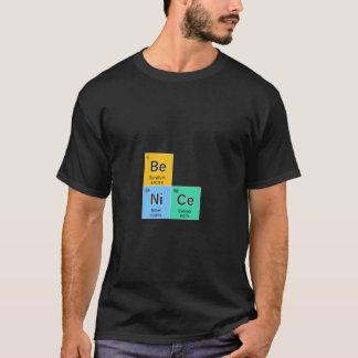 T-shirt Tableau périodique Noël famille professeur papa ma