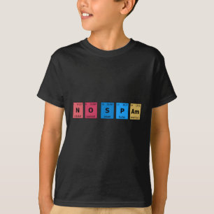 T-shirt Tableau périodique sans spam