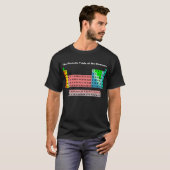 T-shirt Tableau périodique (style simple) (Devant entier)