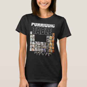 T-shirt Tableau Purriodique Éléments Périodiques Chimiste 