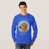 T-shirt Tableau Rhodesian Ridgeback - Art Chien original (Devant entier)